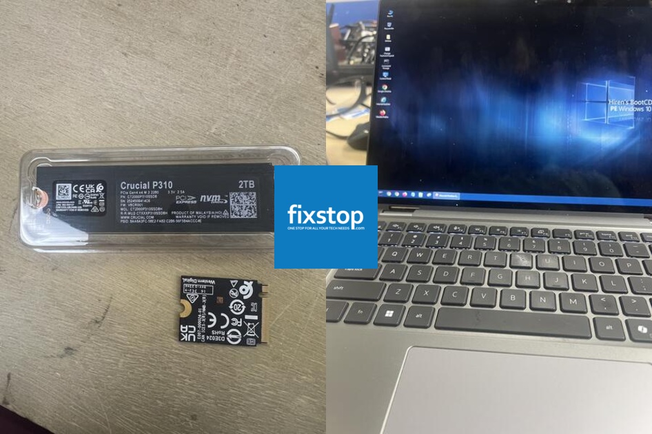 hard drive cloning and m.2 upgrade for laptop